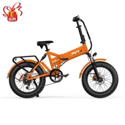 PVY Z20 Plus E-Bike 20 inch Tires 48V 1000W 16.5Ah 50km/h Speed Orange