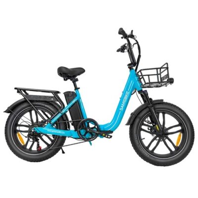 SAMEBIKE C05 Pro Electric Bike 500W/13Ah Blue