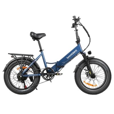 SAMEBIKE LOTDM200-II Folding Electric Bike Blue