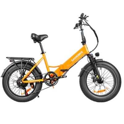 SAMEBIKE LOTDM200-II Folding Electric Bike Orange