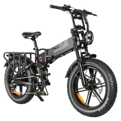 SAMEBIKE RS-A02 Electric Bike 20in 1200W Motor 48V 17AH 45km/h - Black