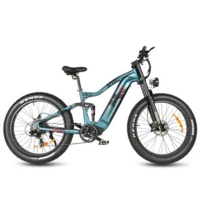 SAMEBIKE RS-A08 Electric Bike 48V 17AH 35Km/h 750W Bafang Motor Blue