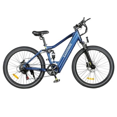 Samebike XD26-II Electric Bike 750W Motor 40km/h Speed 48V 14Ah Blue