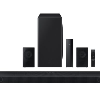 Samsung - HW-Q850D/ZA 7.1.2 Channel Wireless Dolby ATMOS Soundbar + Rear Speakers w/ Q Symphony - Black