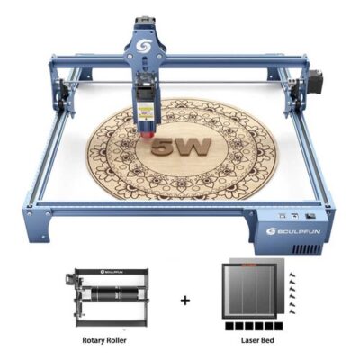 SCULPFUN S9 5.5W Laser Engraver laser Bed Rotary Roller