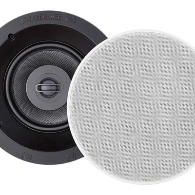 Sonance - VP66R TL SINGLE SPEAKER - Visual Performance 6-1/2" 2-Way Thin-Line In-Ceiling Speaker (Each) - Paintable White