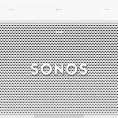 Sonos - Geek Squad Certified Refurbished Ray Soundbar with Wi-Fi - White