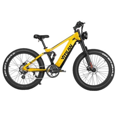 Vitilan T7 Mountain Electric Bike - Yellow