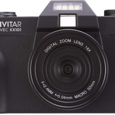 Vivitar - VECXX101 4K Digital Camera - Black