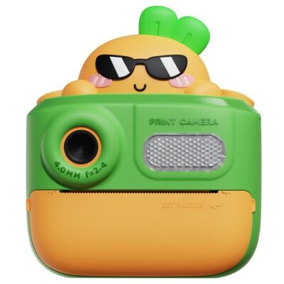 WOWKIDS K64 Kids Instant Print Camera Green Carrot