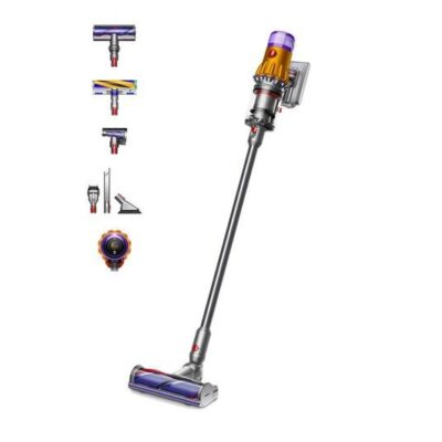 DYSON V12 Detect Slim Absolute Cordless Vacuum Cleaner - Yellow & Nickel